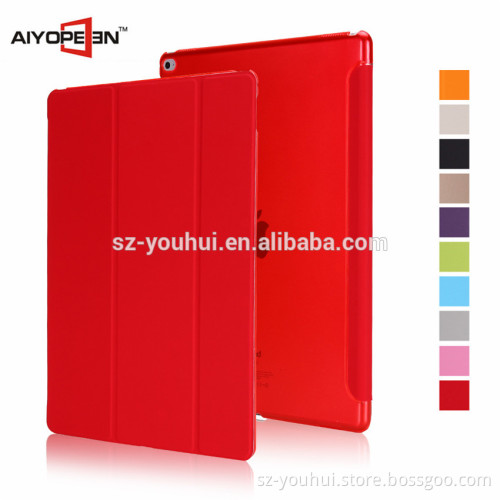 New Arrival smart cover for ipad pro case PU+PC material tablet cover for ipad pro 12.9 inch